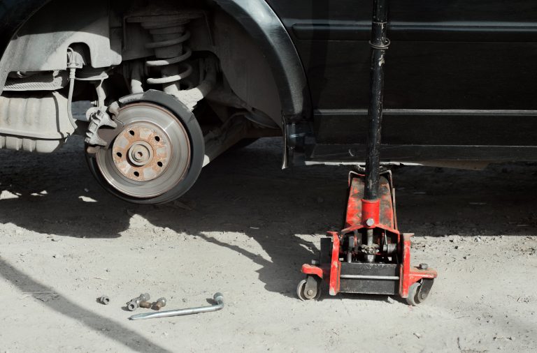 changing a wheel