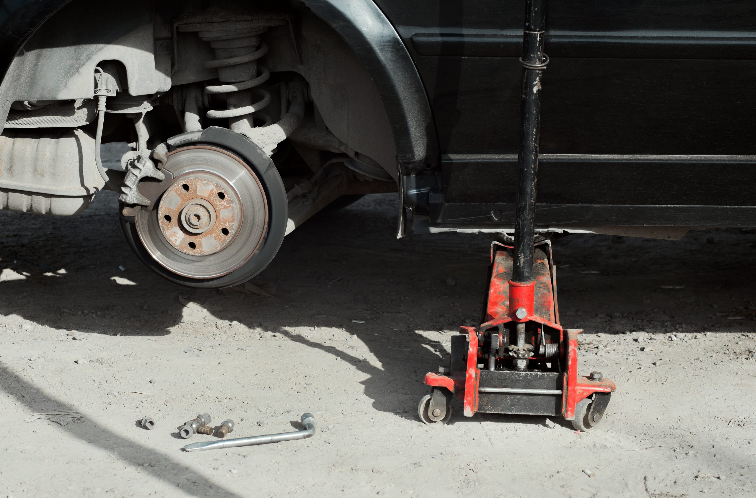 changing a wheel